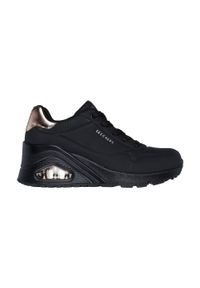skechers - Buty damskie SKECHERS Uno Wedge Hi Steps. Okazja: na co dzień. Kolor: czarny