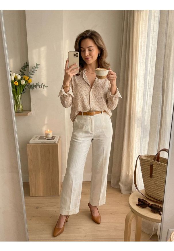 Sinsay - Wzorzysta koszula z wiskozy - Inny. Materiał: wiskoza