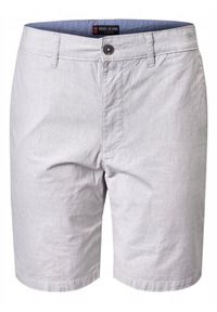 Lekkie, Bawełniane Szorty (Krótkie Spodenki) - Pako Jeans - Popielate. Kolor: szary. Materiał: bawełna, elastan. Długość: krótkie. Sezon: lato. Styl: klasyczny #1