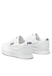 Fila Sneakersy Orbit Low 1010263.1FG Biały. Kolor: biały. Materiał: skóra #5