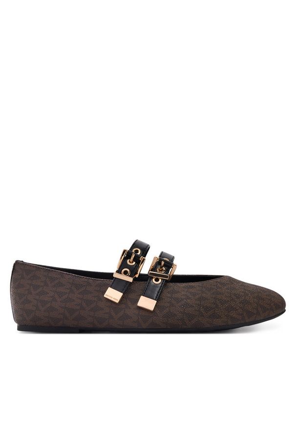 Baleriny MICHAEL Michael Kors. Kolor: brązowy