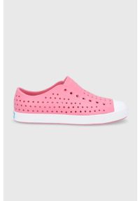 Native - Tenisówki Jefferson. Nosek buta: okrągły. Kolor: różowy. Materiał: guma