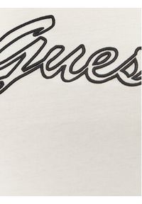 Guess T-Shirt V5GI02 K9RM1 Écru Slim Fit. Materiał: bawełna