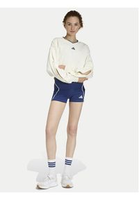 Adidas - adidas Bluza Stadium JZ1074 Biały Loose Fit. Kolor: biały. Materiał: bawełna #6