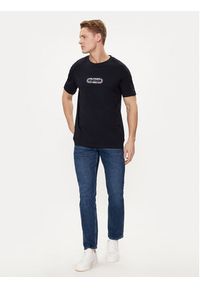 TOMMY HILFIGER - Tommy Hilfiger T-Shirt Track Graphic MW0MW34429 Granatowy Regular Fit. Kolor: niebieski. Materiał: bawełna #6