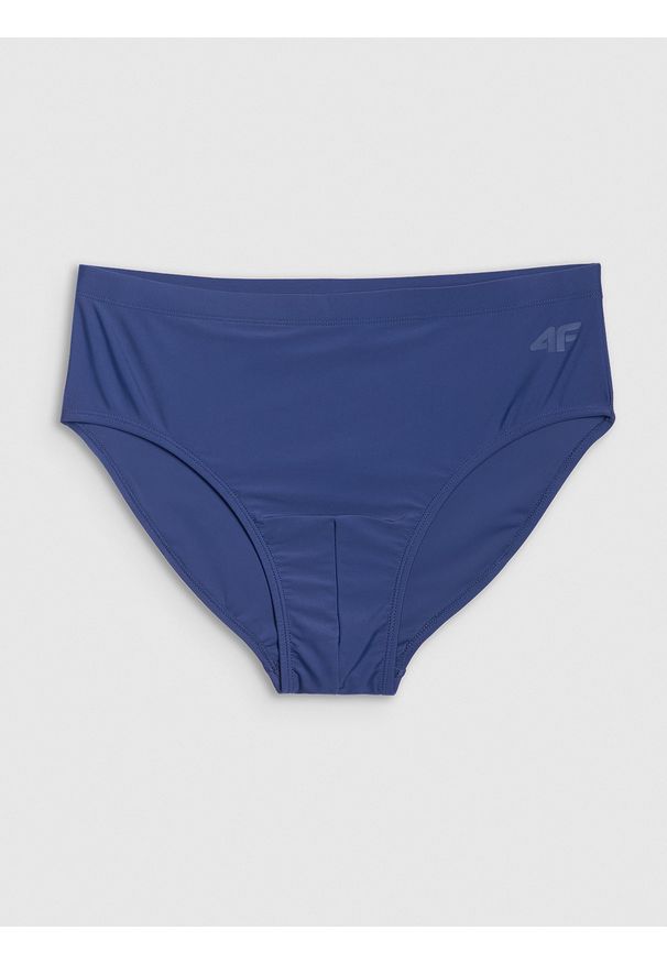 4f - 4F Kąpielówki męskie - granatowe S. Kolor: niebieski. Materiał: elastan, materiał, syntetyk. Wzór: jednolity