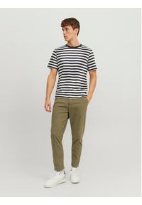Jack & Jones Chinosy Harlow 12242188 Zielony Tapered Fit. Kolor: zielony. Materiał: bawełna #7