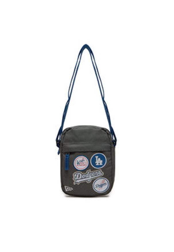 New Era Saszetka New Era\Torebka Mlb Patch Side La Dodgers 60358206 Szary. Kolor: szary. Materiał: materiał
