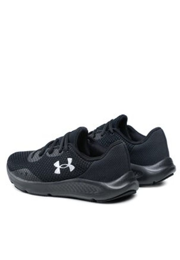 Under Armour Buty do biegania Ua W Charged Pursuit 3 3024889-003 Czarny. Kolor: czarny. Materiał: materiał