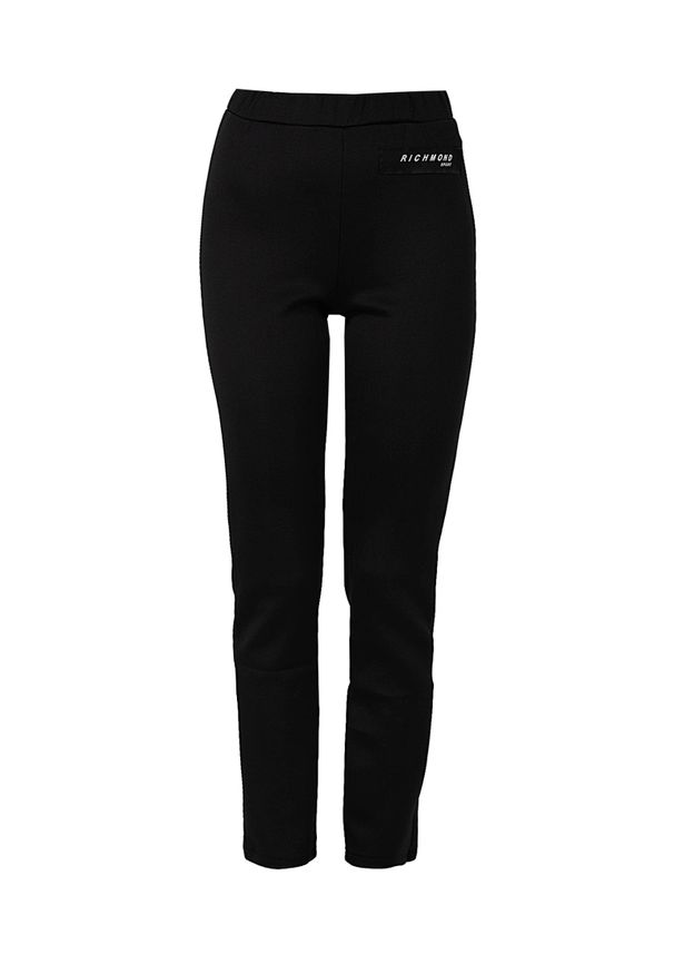 John Richmond - Richmond Sport Legginsy | UWA22107LE | Kobieta | Czarny. Kolor: czarny. Materiał: poliester. Wzór: aplikacja. Styl: sportowy