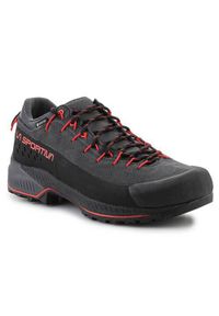 LA SPORTIVA - Buty do chodzenia męskie La Sportiva Tx4 Evo Gtx Carbon Cherry Tomato. Zapięcie: sznurówki. Kolor: szary. Materiał: skóra, syntetyk, tkanina, materiał. Szerokość cholewki: normalna. Sport: turystyka piesza #1