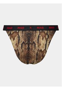Hugo Dół od bikini Exotika Tanga 50510791 Brązowy. Kolor: brązowy. Materiał: syntetyk #4