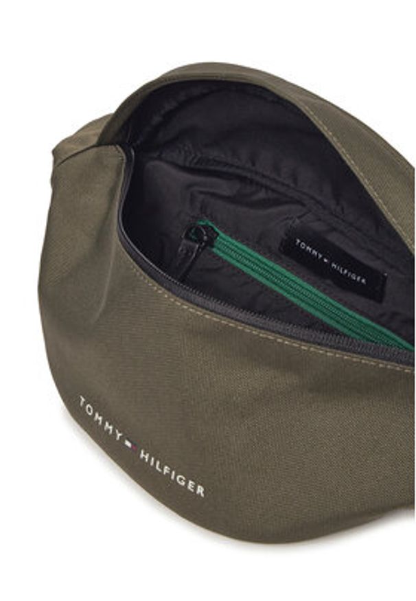 TOMMY HILFIGER - Tommy Hilfiger Saszetka nerka Element AM0AM12971 Khaki. Kolor: brązowy. Materiał: materiał