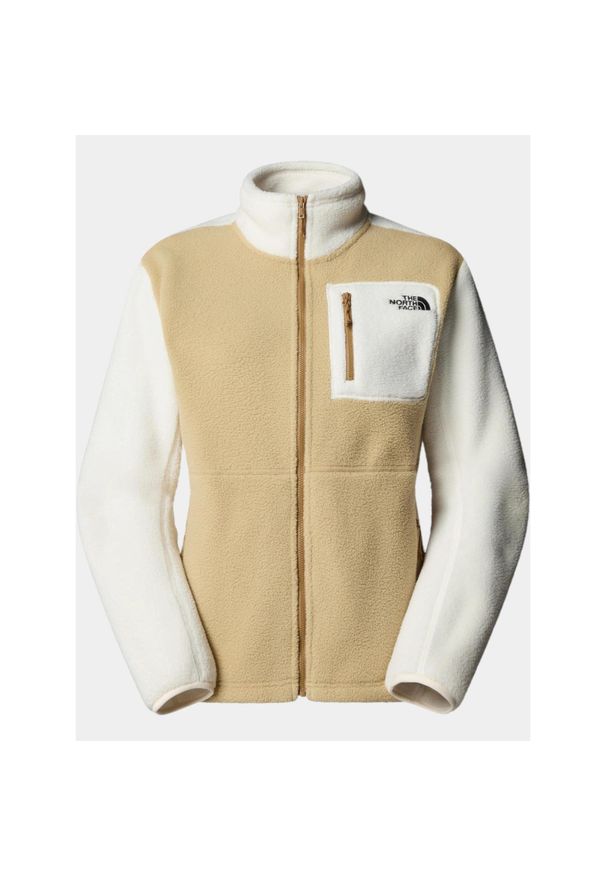 Sweter Damski The North Face W Yumiori. Kolor: wielokolorowy, beżowy, brązowy. Materiał: polar. Sport: turystyka piesza