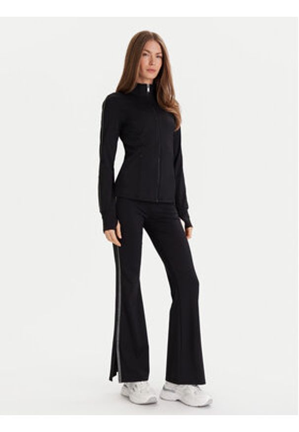 MICHAEL Michael Kors Bluza MF551L91RE Czarny Slim Fit. Kolor: czarny. Materiał: syntetyk