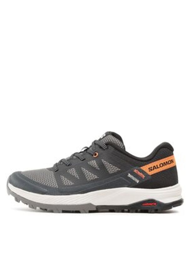 salomon - Salomon Trekkingi Outrise W L47219300 Szary. Kolor: szary. Materiał: materiał