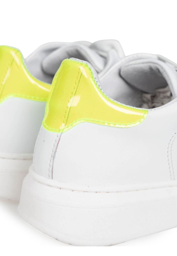 MSGM Sneakersy | 2842MDS1708 | Kobieta | Biały. Kolor: biały. Materiał: skóra. Wzór: nadruk