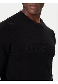 Guess Sweter M5BR35 Z2ZK2 Czarny Regular Fit. Kolor: czarny. Materiał: syntetyk #3