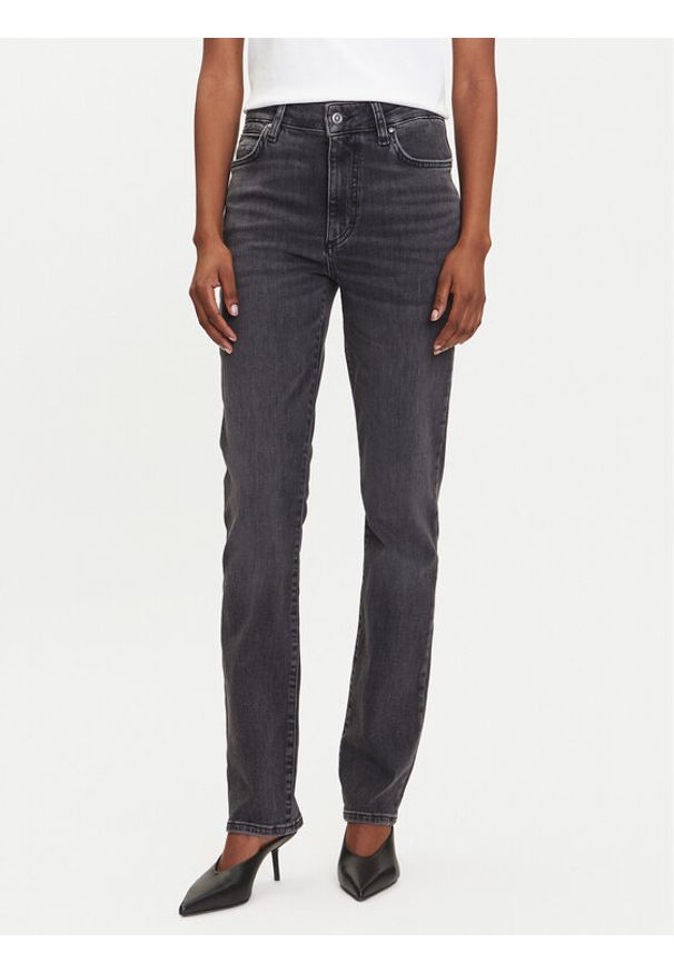 BOSS Jeansy State 50545012 Szary Slim Fit. Kolor: szary