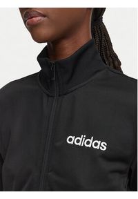 Adidas - adidas Dres Glam Tracksuit JZ6905 Czarny Slim Fit. Kolor: czarny. Materiał: syntetyk #3