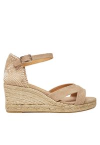 Castañer Espadryle Bruna/9/002 025678 Beżowy. Kolor: beżowy. Materiał: materiał