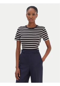 TOMMY HILFIGER - Tommy Hilfiger T-Shirt New Cody WW0WW40587 Czarny Slim Fit. Kolor: czarny. Materiał: bawełna #1