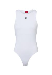 Hugo - HUGO Body Kobiety Sztuczne włókno biały jednolity, XS. Kolor: biały. Materiał: włókno. Wzór: jednolity #1