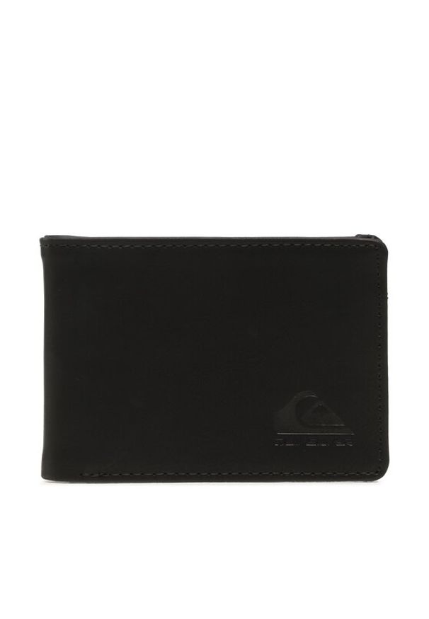 Quiksilver Duży Portfel Męski AQYAA03357 Czarny. Kolor: czarny. Materiał: skóra