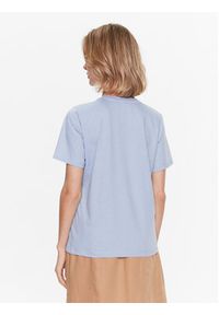 Calvin Klein Jeans T-Shirt Micro Logo K20K205454 Błękitny Regular Fit. Kolor: niebieski. Materiał: bawełna #4