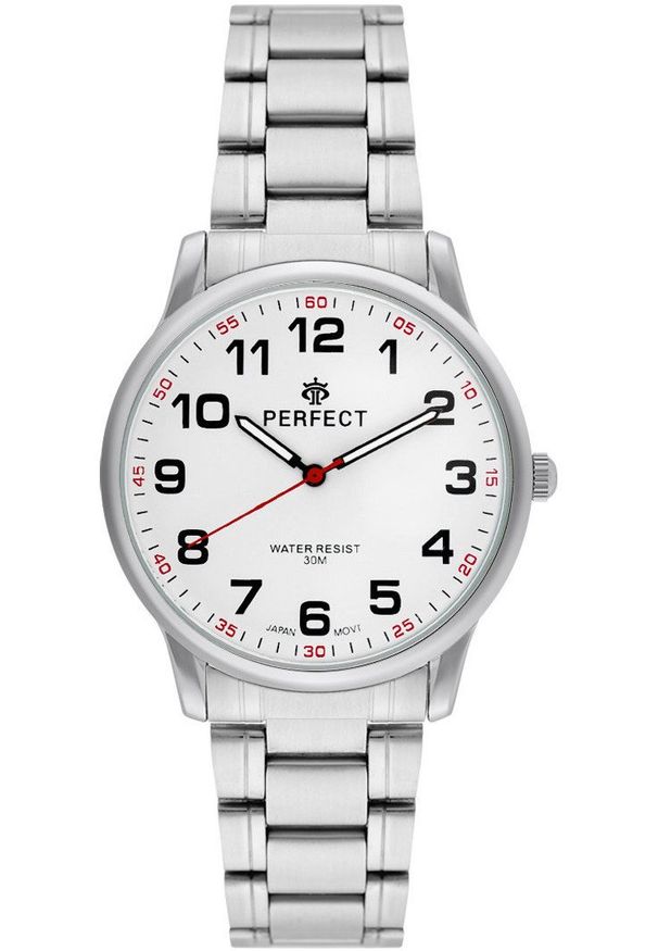 Zegarek Perfect R417N-02 męski klasyczny czytelny 40 mm .. Styl: klasyczny