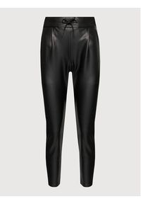 Vero Moda Spodnie z imitacji skóry Eva 10205737 Czarny Relaxed Fit. Kolor: czarny. Materiał: syntetyk #3