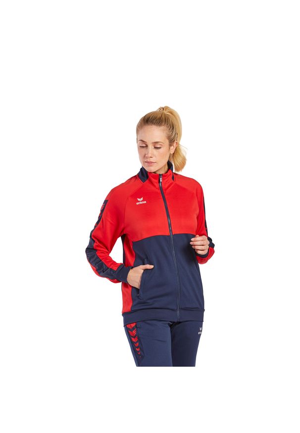 ERIMA - Kurtka Erima Worker Six Wings. Kolor: czerwony, niebieski, wielokolorowy. Sport: fitness