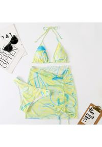 Intica - Strój kąpielowy z pareo na plażę i basen Maritta. Kolor: wielokolorowy. Materiał: materiał