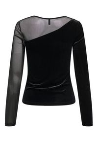 only - ONLY Bluzka Smooth 15360668 Czarny Slim Fit. Kolor: czarny. Materiał: syntetyk #3