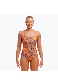 FUNKITA - Strój pływacki jednoczęściowy damski Funkita Single Strap One Piece. Kolor: pomarańczowy