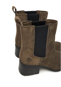Timberland Botki Bellevaux TB0A424XA2D1 Brązowy. Kolor: brązowy. Materiał: zamsz, skóra #6