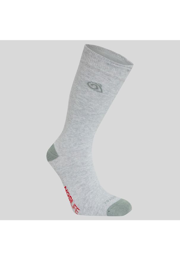 CRAGHOPPERS - Skarpety turystyczne Craghoppers NosiLife Travel Single Pack Socks. Kolor: szary