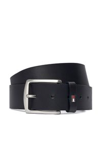 TOMMY HILFIGER - Tommy Hilfiger Pasek Męski New Denton 4.0 E367863162 Granatowy. Kolor: niebieski. Materiał: skóra #1