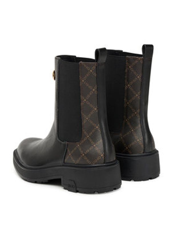 Liu Jo Sztyblety London 02 SF5027 PX696 Czarny. Kolor: czarny. Materiał: skóra