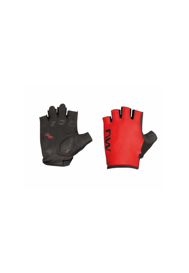 Rękawice rowerowe szosa gravel NORTHWAVE Active Glove. Kolor: czerwony