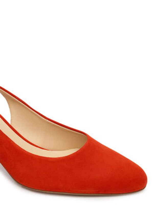 HÖGL Czółenka 1-106102 Czerwony. Kolor: czerwony. Materiał: skóra, zamsz