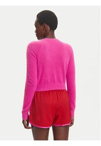 Adidas - adidas Kardigan Fluffy JW3645 Różowy Regular Fit. Kolor: różowy. Materiał: syntetyk #5