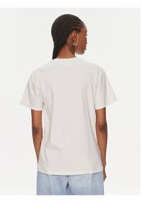 Calvin Klein T-Shirt Micro Logo K20K206629 Écru Regular Fit. Materiał: bawełna