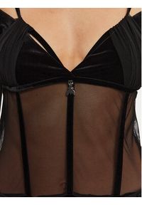 Patrizia Pepe Body 2M4400/J230-K103 Czarny Regular Fit. Kolor: czarny. Materiał: syntetyk #3