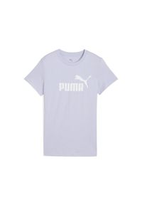 Puma - Damska koszulka z logo ESS No. 1 PUMA Cool Weather Blue. Kolor: niebieski