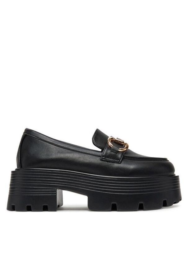 DeeZee Loafersy 23106-1 Czarny. Kolor: czarny. Materiał: syntetyk, materiał