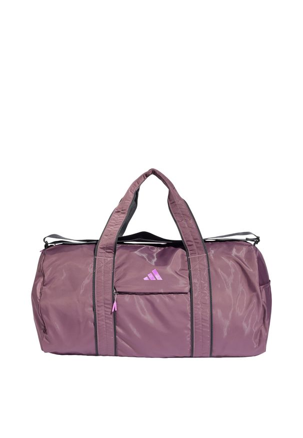 Adidas - Torba Yoga Duffel. Kolor: fioletowy, wielokolorowy, szary. Materiał: materiał