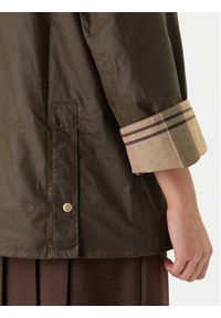 Barbour Kurtka przejściowa Argill Wax LWX1532BR51 Brązowy Regular Fit. Kolor: brązowy. Materiał: bawełna #7