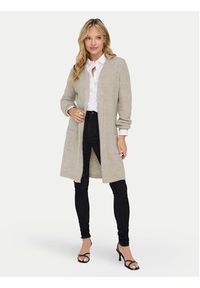 only - ONLY Kardigan Jade 15179815 Beżowy Regular Fit. Kolor: beżowy. Materiał: syntetyk