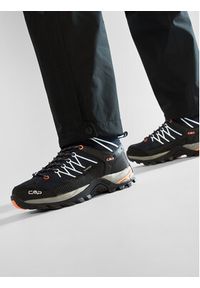 CMP Trekkingi Rigel Mid Wmn Trekking Shoes Wp 3Q12946 Granatowy. Kolor: niebieski. Materiał: nubuk, skóra #6